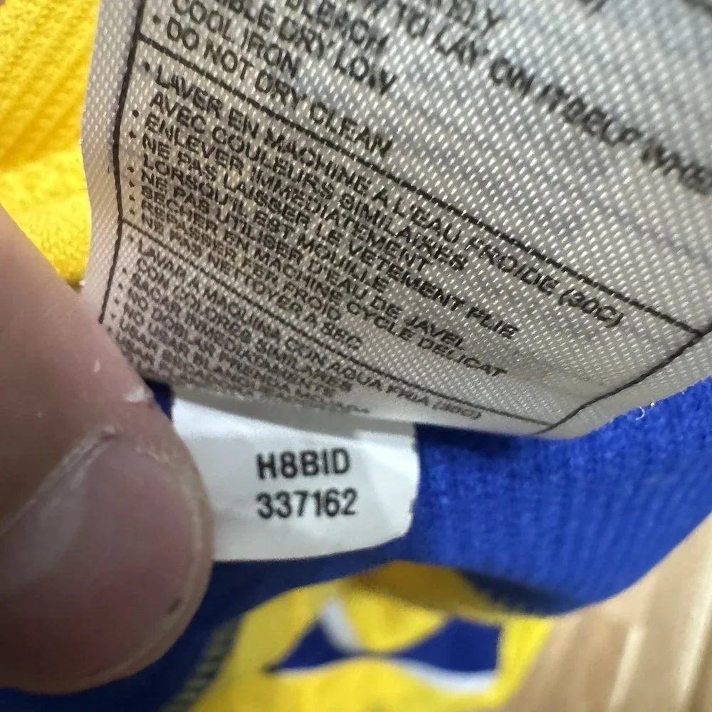 Sweeden Hockey Jersey Mens XL Nike Yellow National Team‎ Svenska Blank Y2K